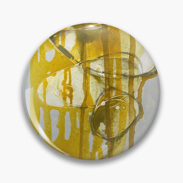 Item preview, Poured painting in yellow 2 designed and sold by Gregor Harvie.