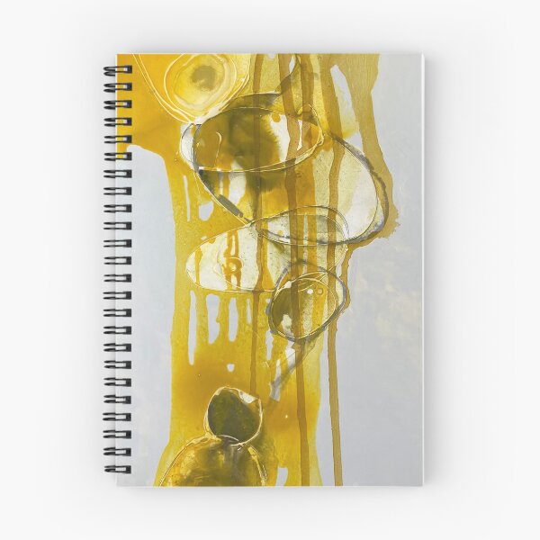 Item preview, Poured painting in yellow 2 designed and sold by Gregor Harvie.