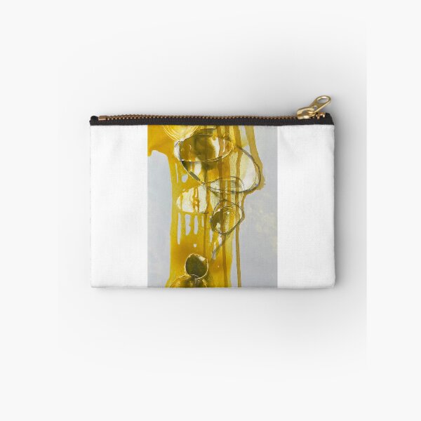 Item preview, Poured painting in yellow 2 designed and sold by Gregor Harvie.