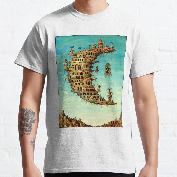 DALI : Vintage Living on the Moon Abstract Painting Print Classic T-Shirt