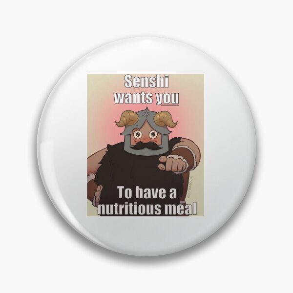 Item preview, Senshi wants you to have a nutritious meal designed and sold by AlsannaGraphic.