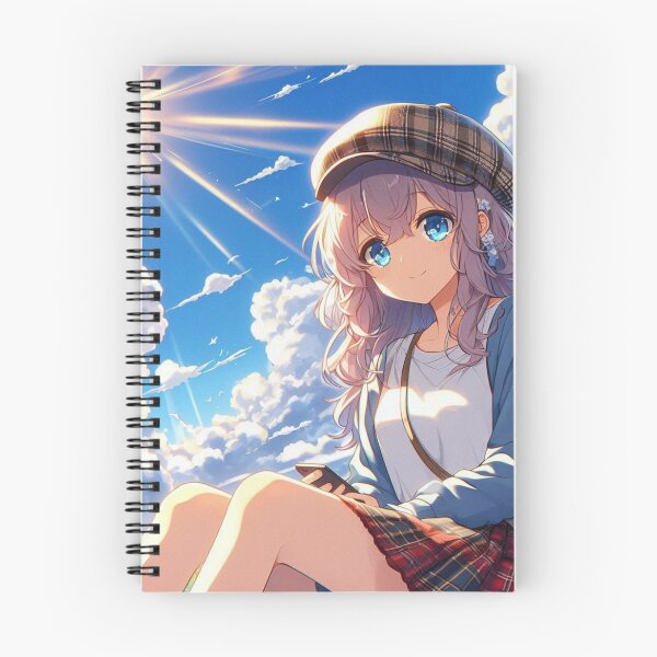 Item preview, Anime Girl in a Serene Landscape designed and sold by ZenOfAIarts.