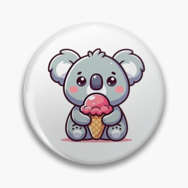 Item preview, koala bear eating ice cream designed and sold by Eternalski.