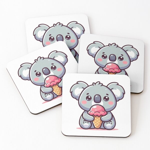 Item preview, koala bear eating ice cream designed and sold by Eternalski.