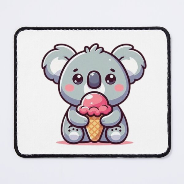 Item preview, koala bear eating ice cream designed and sold by Eternalski.