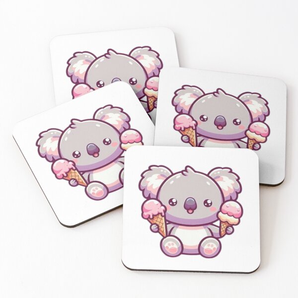 Item preview, koala bear eating ice cream designed and sold by Eternalski.