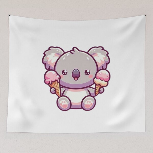 Item preview, koala bear eating ice cream designed and sold by Eternalski.