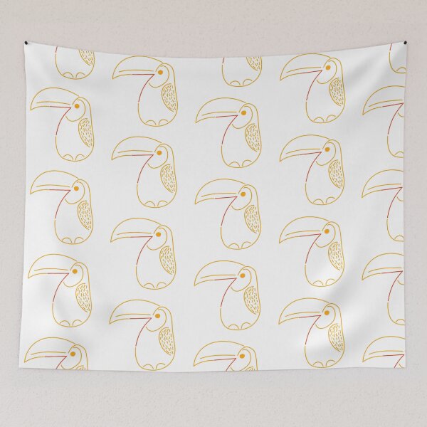 Item preview, Seven Toucan in Orange designed and sold by TessaPeartree.