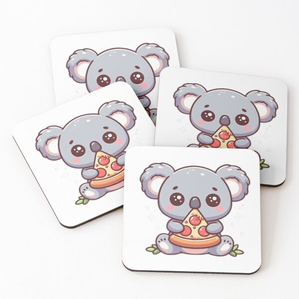 Item preview, koala bear eating pizza designed and sold by Eternalski.