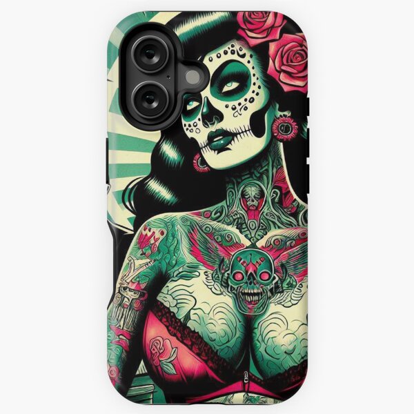 Item preview, Creepy Horror Girl designed and sold by PulpVintage.