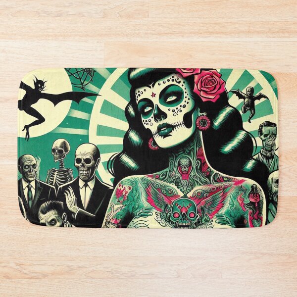 Item preview, Creepy Horror Girl designed and sold by PulpVintage.