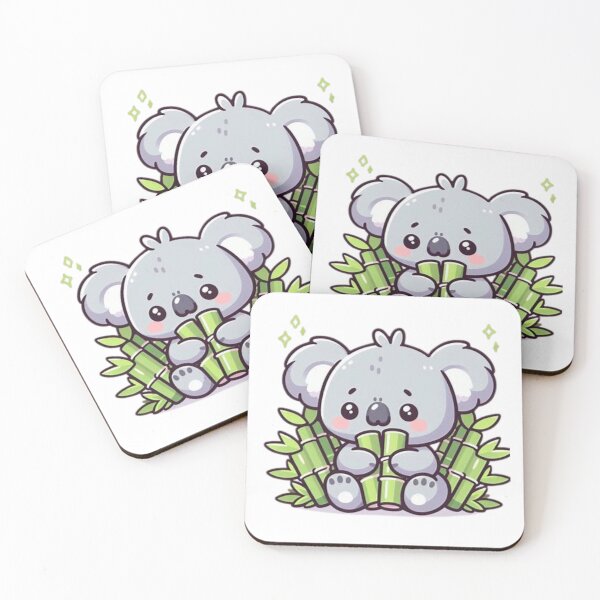 Item preview, koala bear eating bamboo designed and sold by Eternalski.