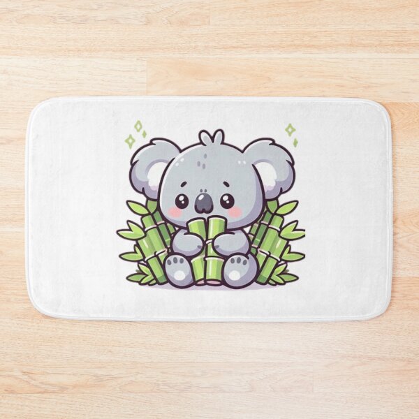 Item preview, koala bear eating bamboo designed and sold by Eternalski.