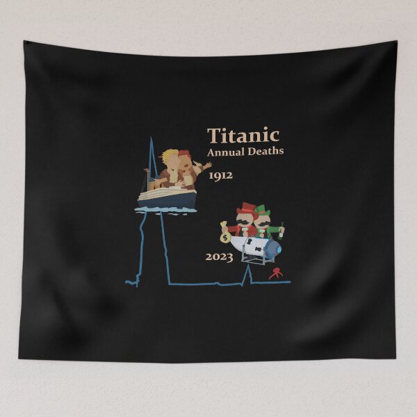 Item preview, Adventure on the Titanic designed and sold by Random Artist Studio_br.