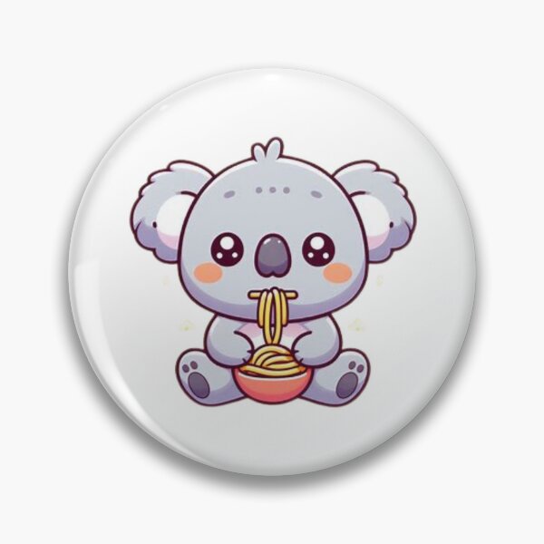 Item preview, koala bear eating spaghetti designed and sold by Eternalski.