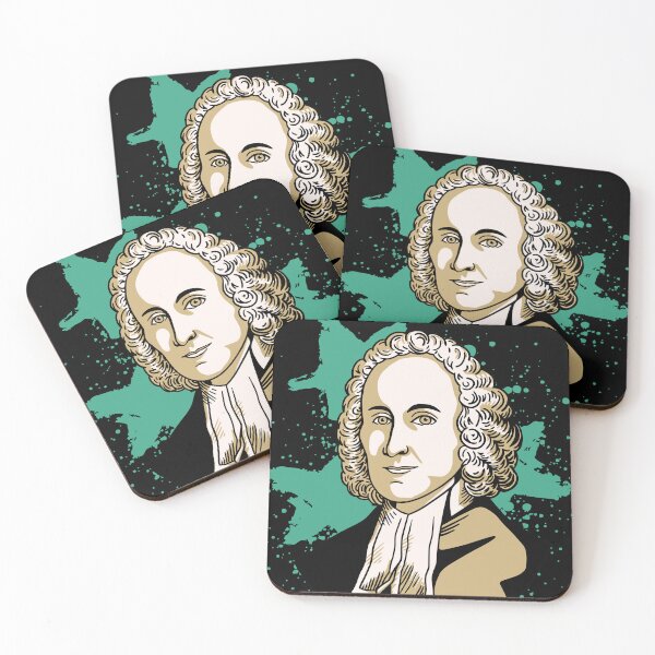 Item preview, Jonathan Edwards, Resolute—City on a Hill Art designed and sold by Reformed Shirt Co..