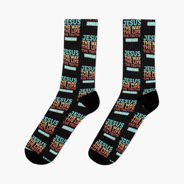 Item preview, Jesus The Way Truth Life John 14:6 Christian Bible Verse designed and sold by smartrocket.