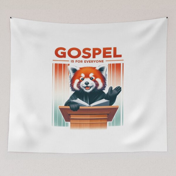Item preview, Gospel is for Everyone, Red Panda, Preaching designed and sold by Faithloveshop.