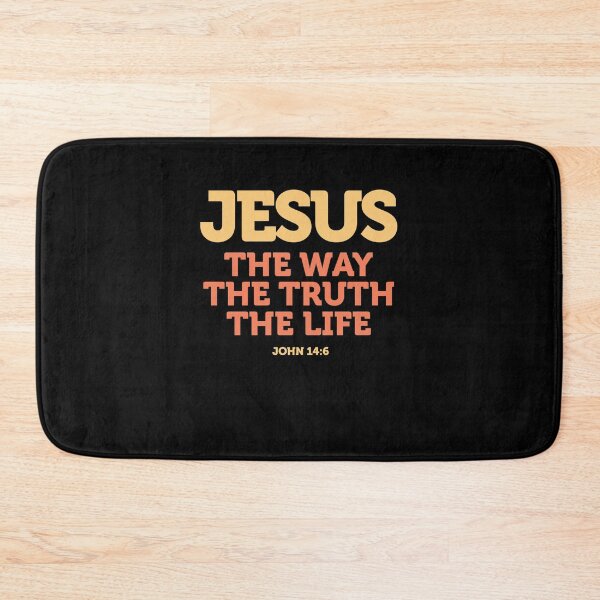 Item preview, Jesus The Way Truth Life John 14:6 Christian Bible Verse designed and sold by smartrocket.
