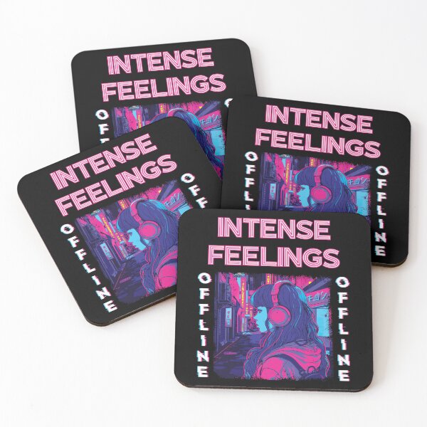 Item preview, Anime 80s Retro Vaporwave Intense Feelings designed and sold by MaximWundersee.