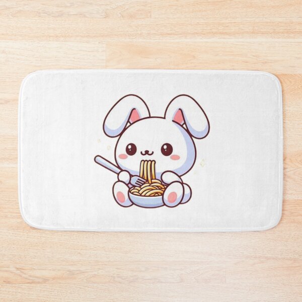 Item preview, bunny eating spaghetti designed and sold by Eternalski.