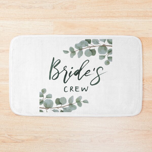 Item preview, Elegant Bride's Crew -eucalyptus  designed and sold by FitEnvy.