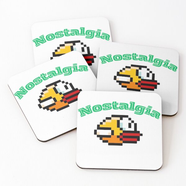 Item preview, Nostalgic and iconic Smartphone App of a Pixelated Yellow Bird from the 2010s designed and sold by LeStudioSHB.