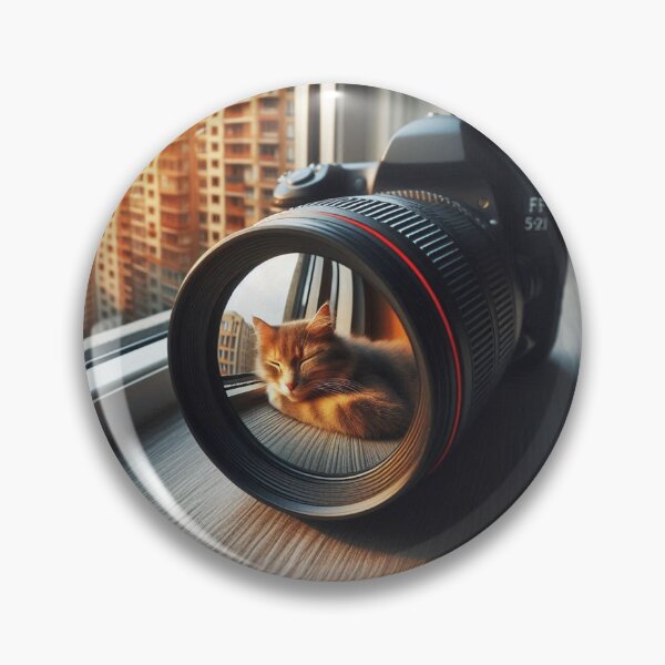Item preview, Cat in the Camera Lens designed and sold by Peter-Pan-S.