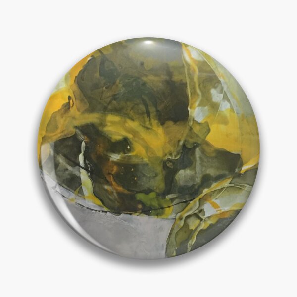 Item preview, Poured painting in yellow 3 designed and sold by Gregor Harvie.