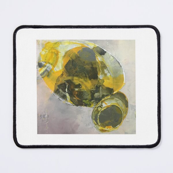 Item preview, Poured painting in yellow 3 designed and sold by Gregor Harvie.