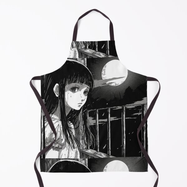 Item preview, Moonlit sadness – melancholic manga anime girl designed and sold by ForsakenFrames.