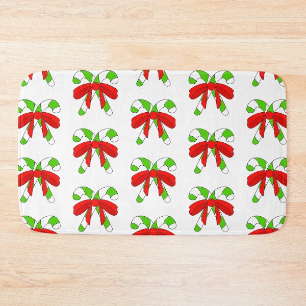 Item preview, Merry Christmas Candy Canes With Red Bow designed and sold by Sartoris Art.