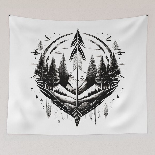 Item preview, A harmony of a wild soul - Modern, neutral, mystical and elegant design designed and sold by Nell-e.
