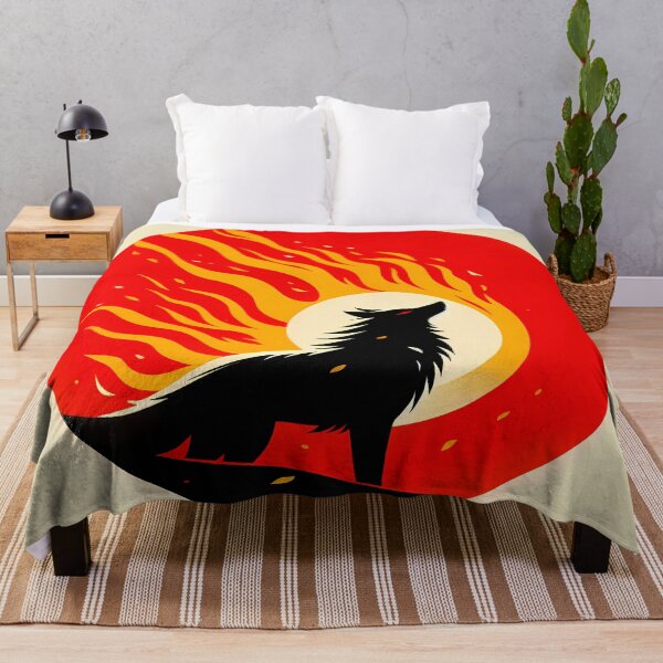 Item preview, Fire Coyote, Ai Generated Art designed and sold by ACC .