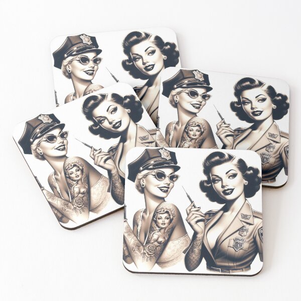 Item preview, Retro Beauty Pin-ups designed and sold by PulpVintage.