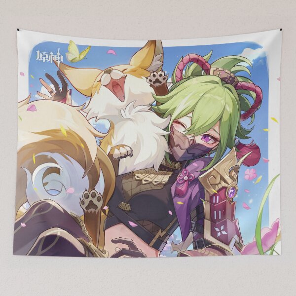 Item preview, Genshin Impact - Kuki Shinobu Official Birthday Artwork 2024 designed and sold by Krimsy.