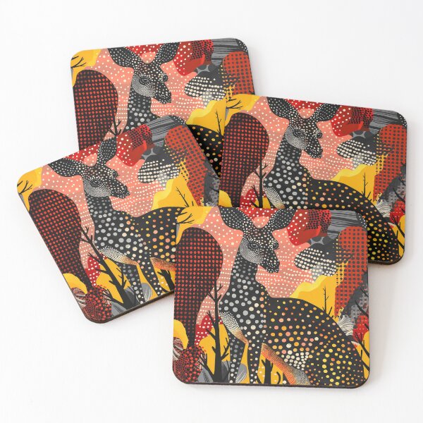 Item preview, Aboriginal Australian Kangaroo dot art roo artwork designed and sold by anins-azuree.