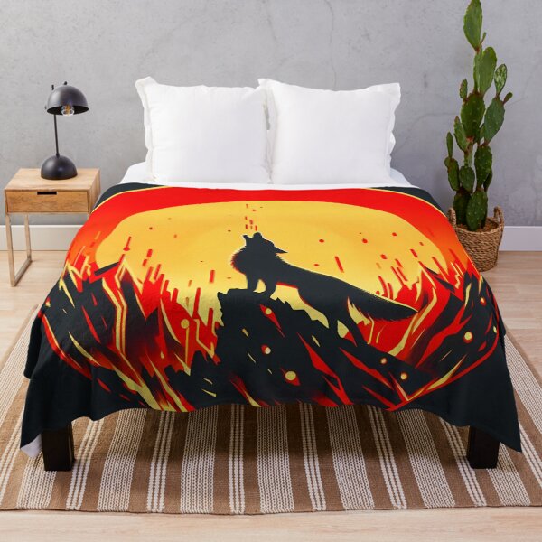 Item preview, Fire Jackal, Ai Generated Art    designed and sold by ACC .