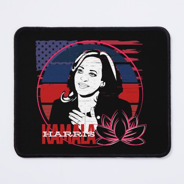 Item preview, Kamala Harris for President US Flag Lotus designed and sold by Life Is Beautiful.