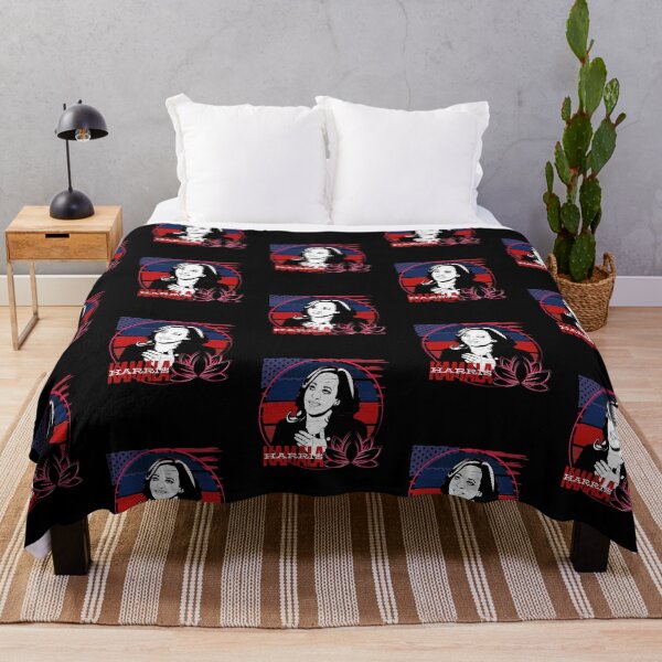 Item preview, Kamala Harris for President US Flag Lotus designed and sold by Life Is Beautiful.