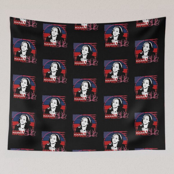 Item preview, Kamala Harris for President US Flag Lotus designed and sold by Life Is Beautiful.