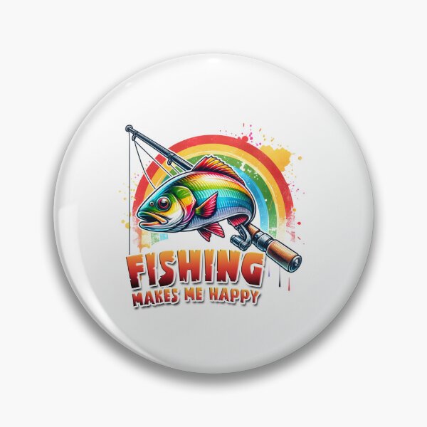 Item preview, Fishing makes you happy designed and sold by Made-by-Gus.
