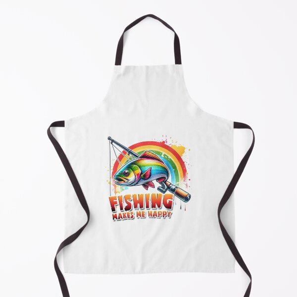 Item preview, Fishing makes you happy designed and sold by Made-by-Gus.