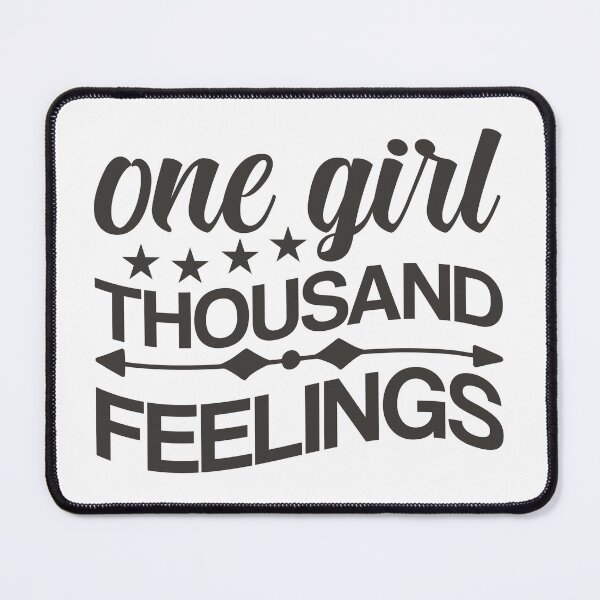 Item preview, One girl thousand feelings designed and sold by Made-by-Gus.