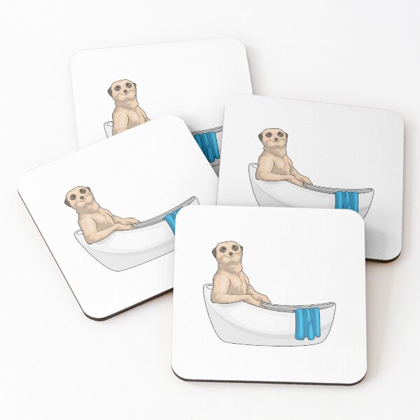 Item preview, Meerkat Bathe Bathtub designed and sold by Snabdesign84.