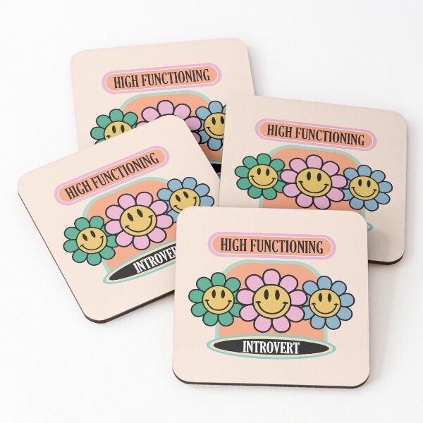 Item preview, Funny Quote High Functioning Introvert  designed and sold by bolimj.