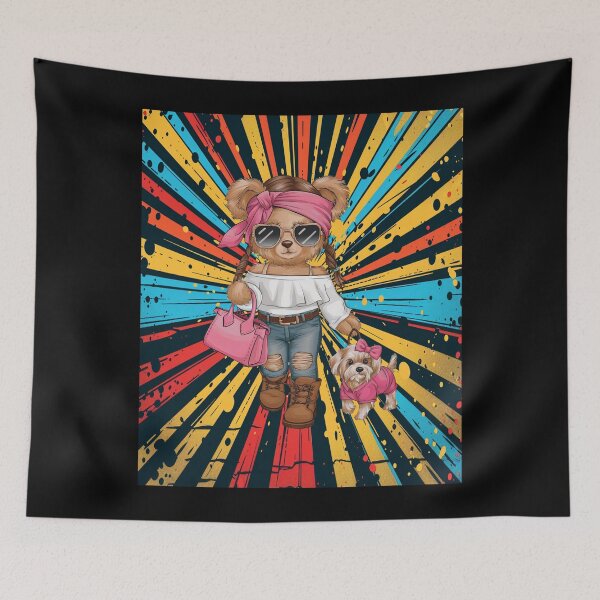 Item preview, Cool Lady Bear designed and sold by Dominic-Design.