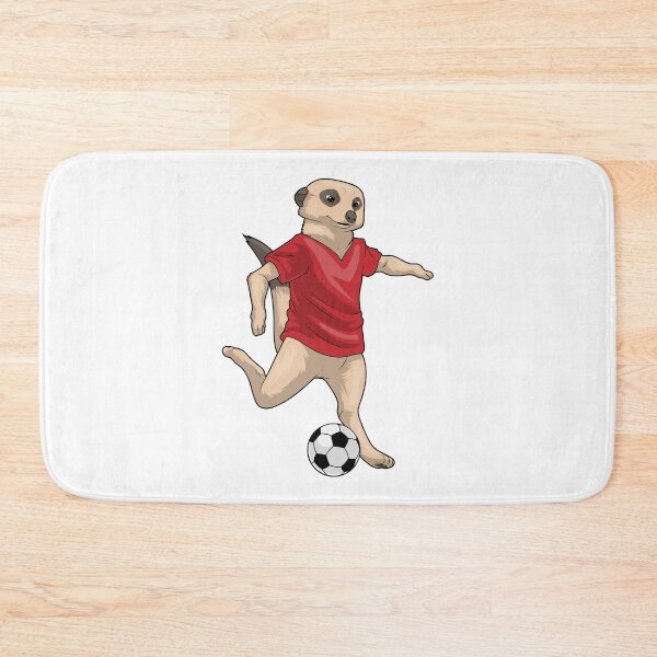 Item preview, Meerkat Soccer player Soccer designed and sold by Snabdesign84.