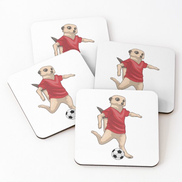 Item preview, Meerkat Soccer player Soccer designed and sold by Snabdesign84.