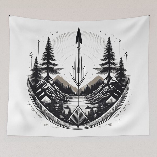 Item preview, The dawn of a new world - Modern, neutral, mystical and elegant design designed and sold by Nell-e.
